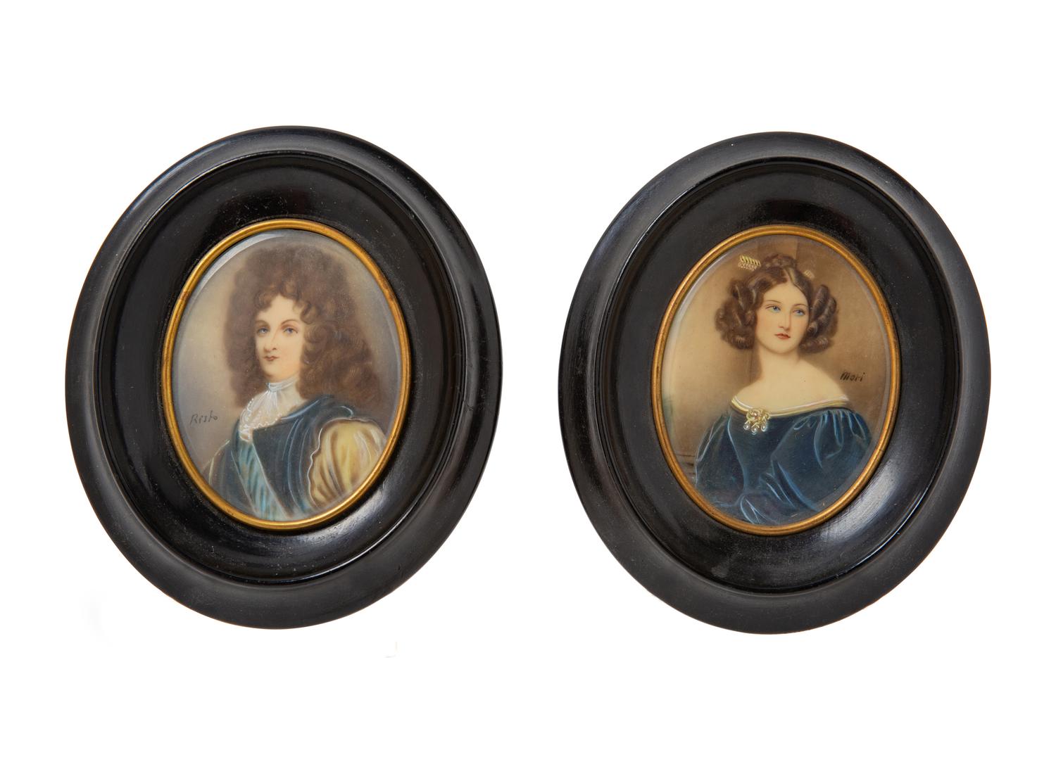 A Pair of Portrait Miniatures