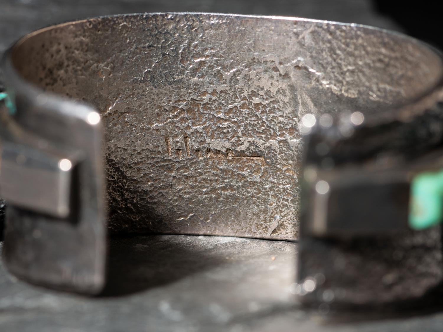 Wide Tufa Cast Height Cuff Bracelet