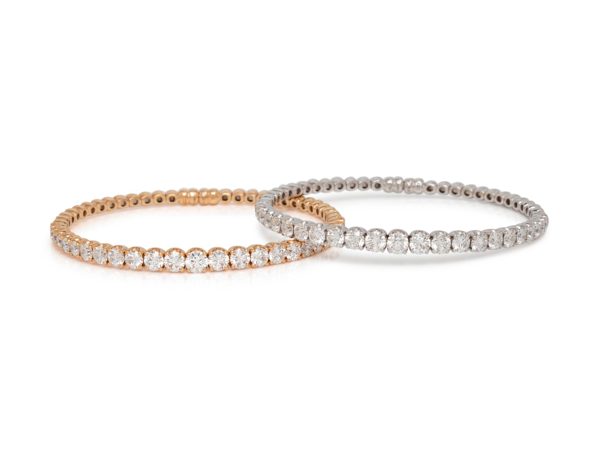 CRIVELLI, DIAMOND BRACELET SET