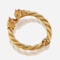 A gold bangle bracelet, Zolotas Greece