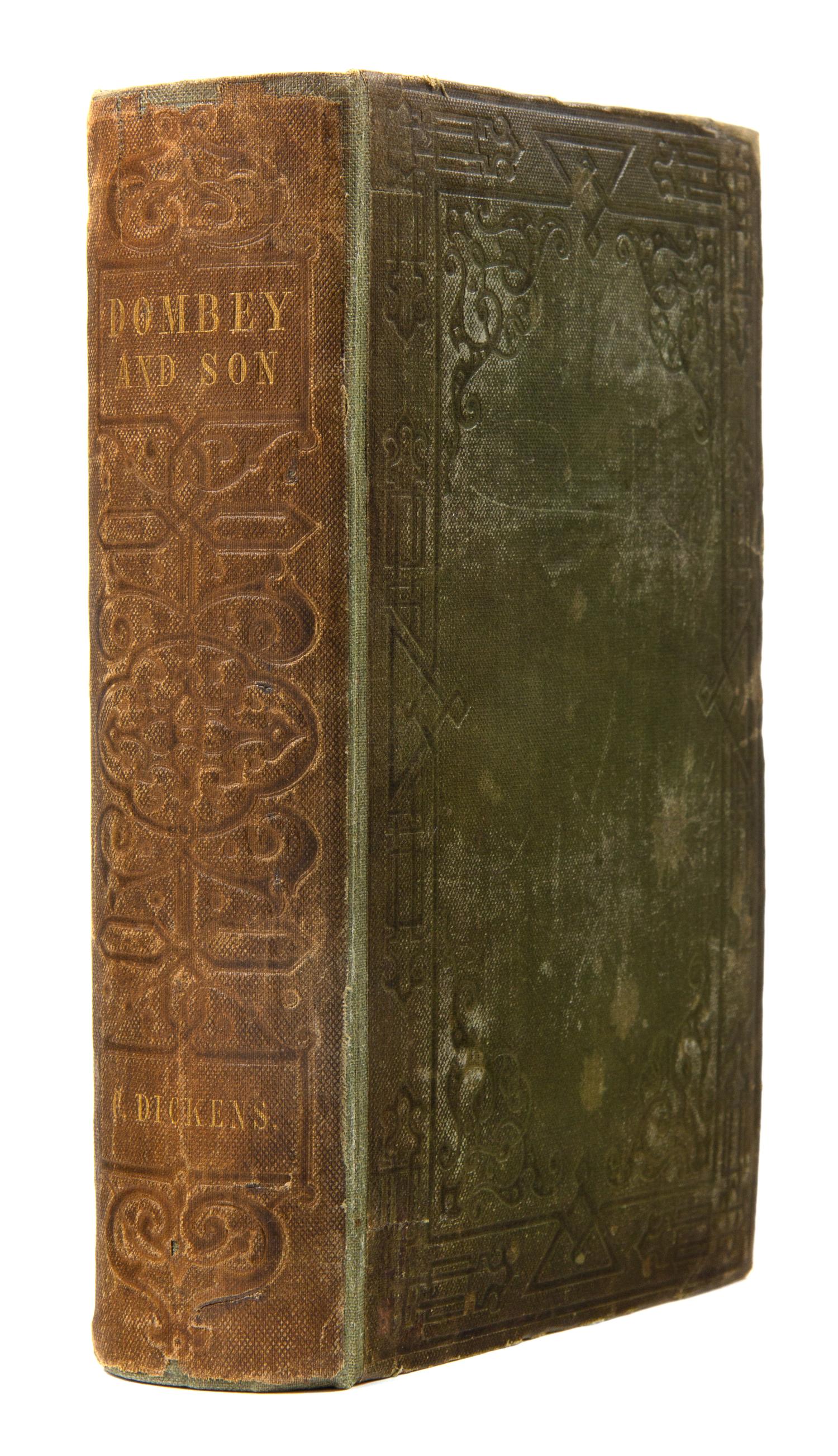 DICKENS, Charles (1812-1870). Dombey and Son. London: Bradbury & Evans, 1848.