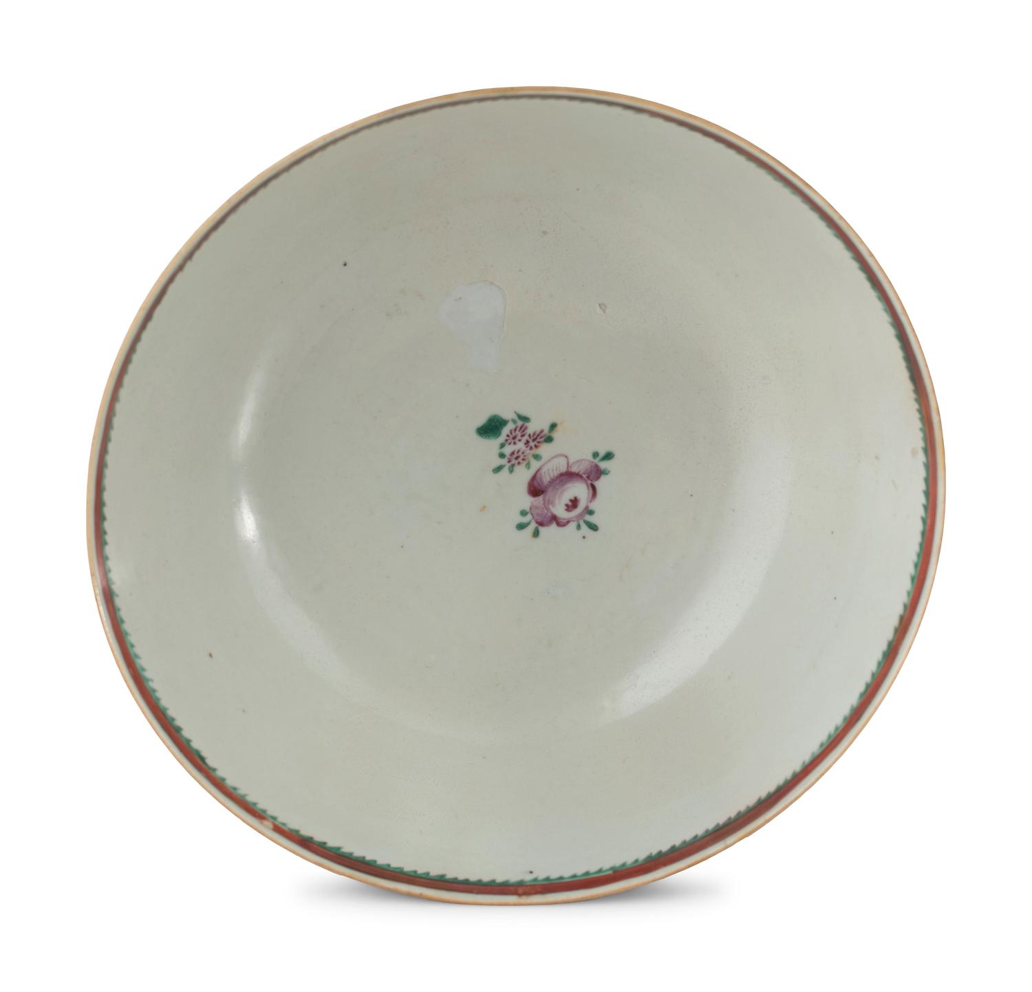 A Chinese Export Porcelain Center Bowl