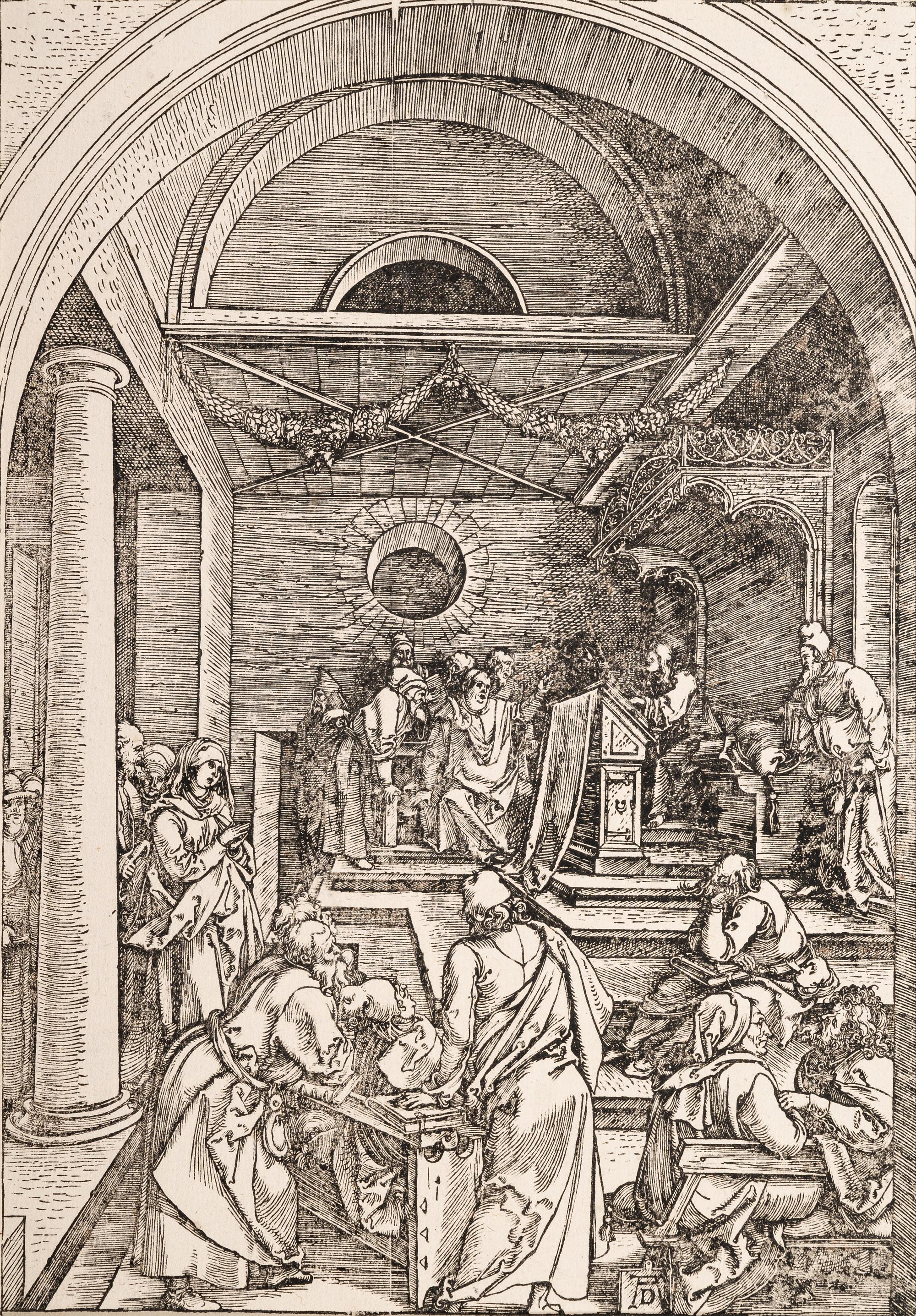 A group of five prints from The Life of the Virgin