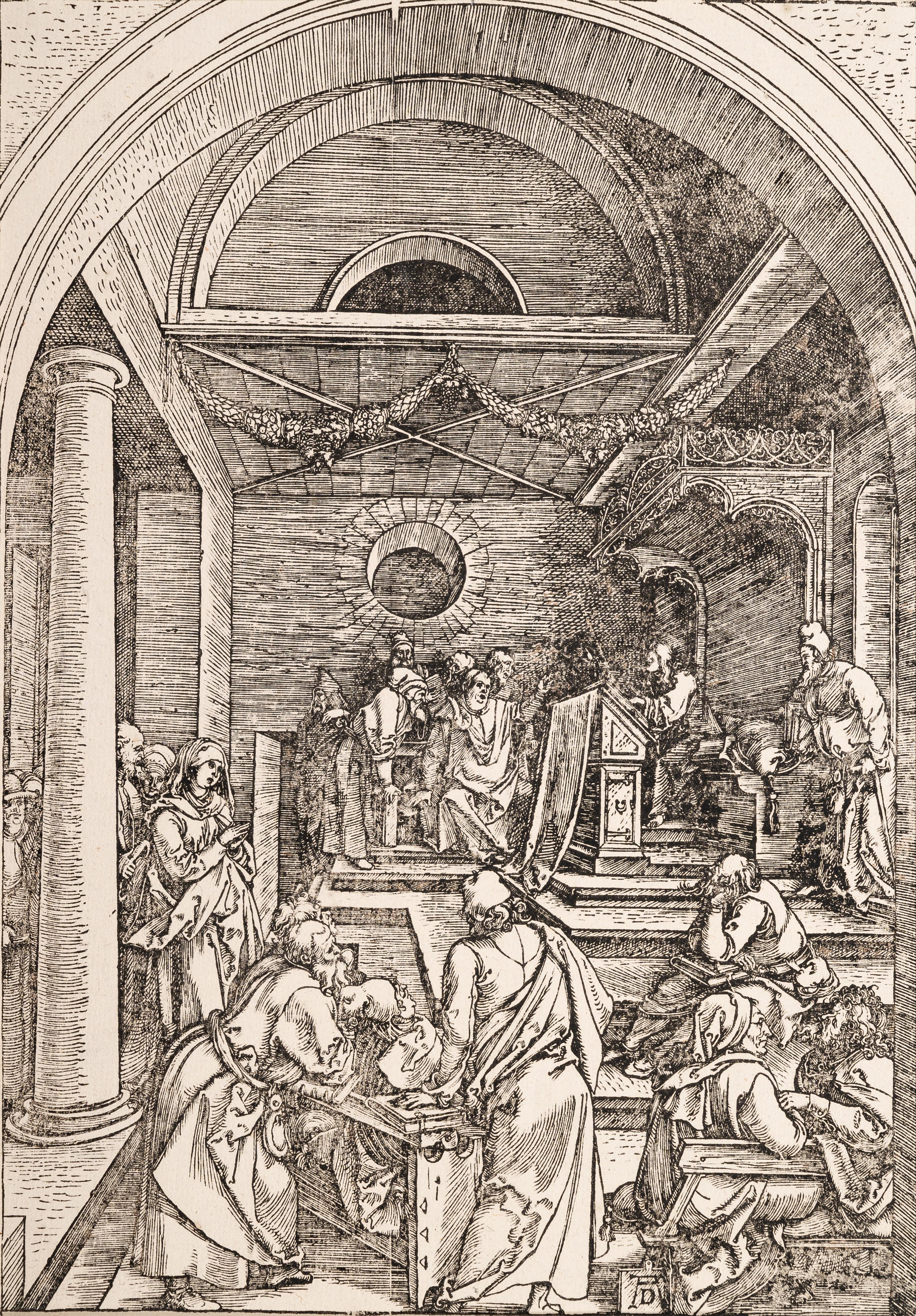A group of five prints from The Life of the Virgin