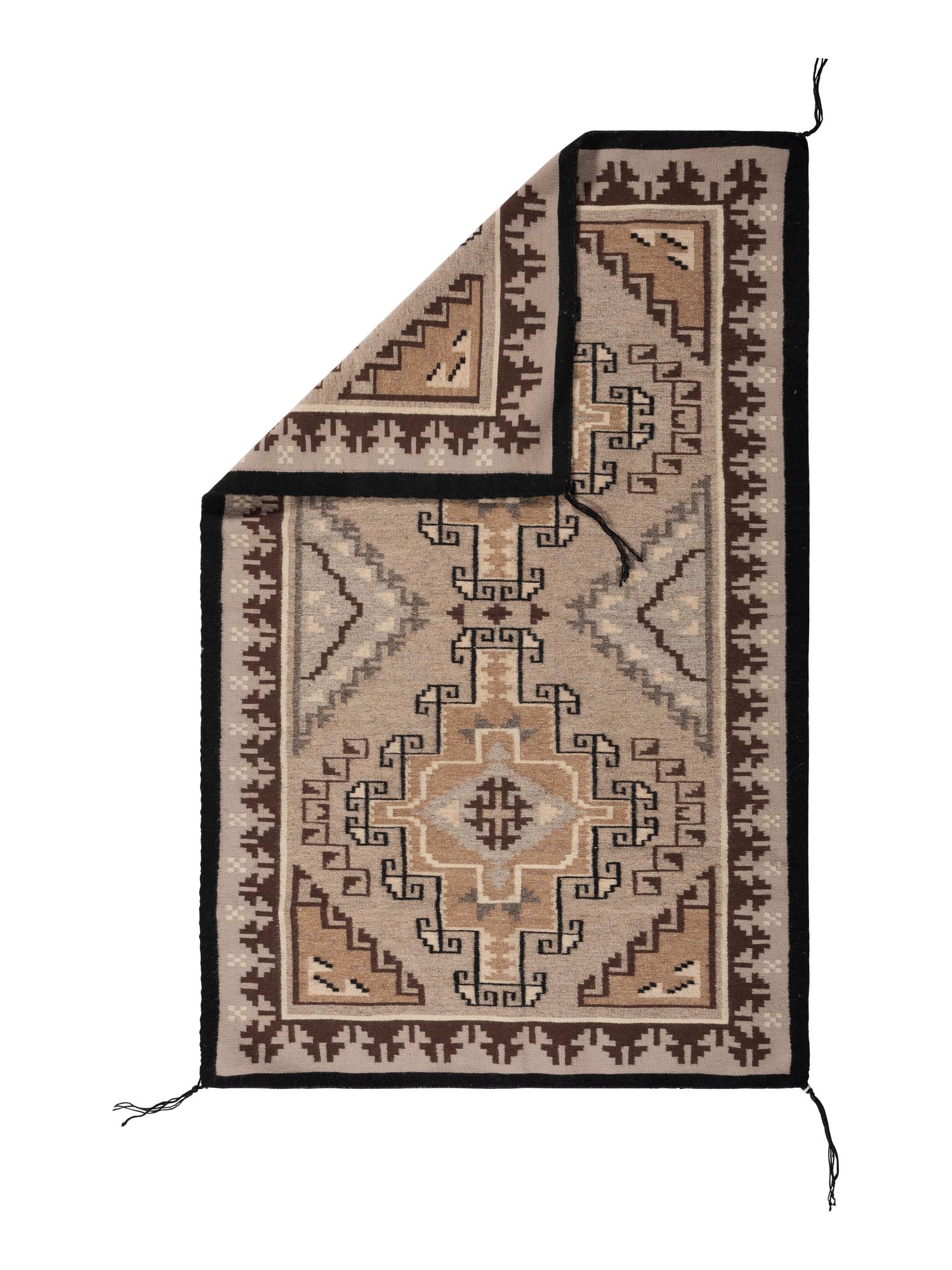 Navajo Two Grey Hills Weaving / Rug