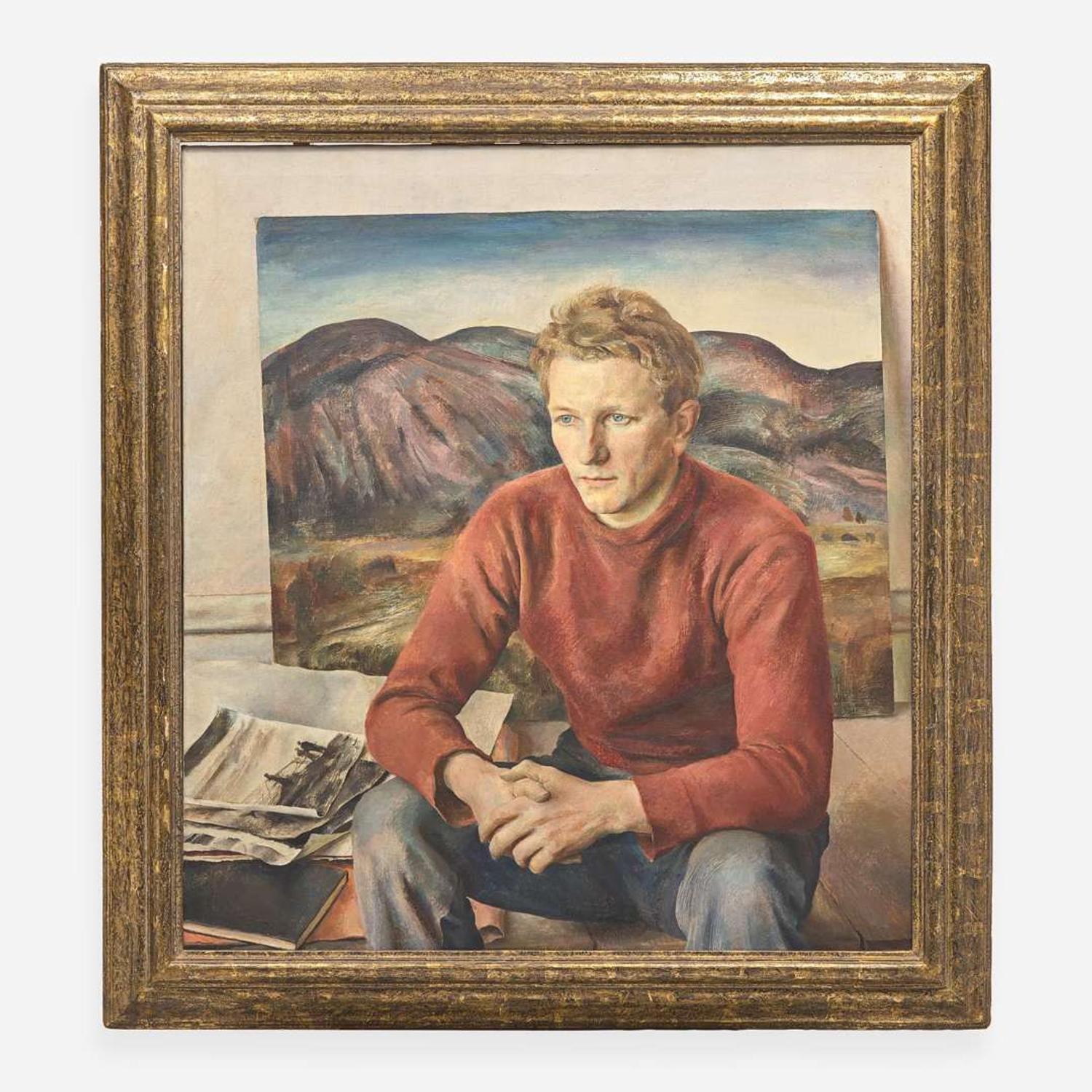 Henriette Wyeth (American, 1907–1997) Portrait of Peter Hurd