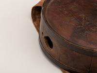 [CIVIL WAR]. Confederate canteen identified to S. D. Smith, Co. A, 7th Mississippi Infantry Battalion.