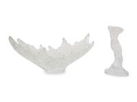 Two Lalique Glass Table Articles — SECOND HALF 20TH CENTURY