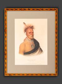 Four Hand-Colored Lithographs by McKenney and Hall