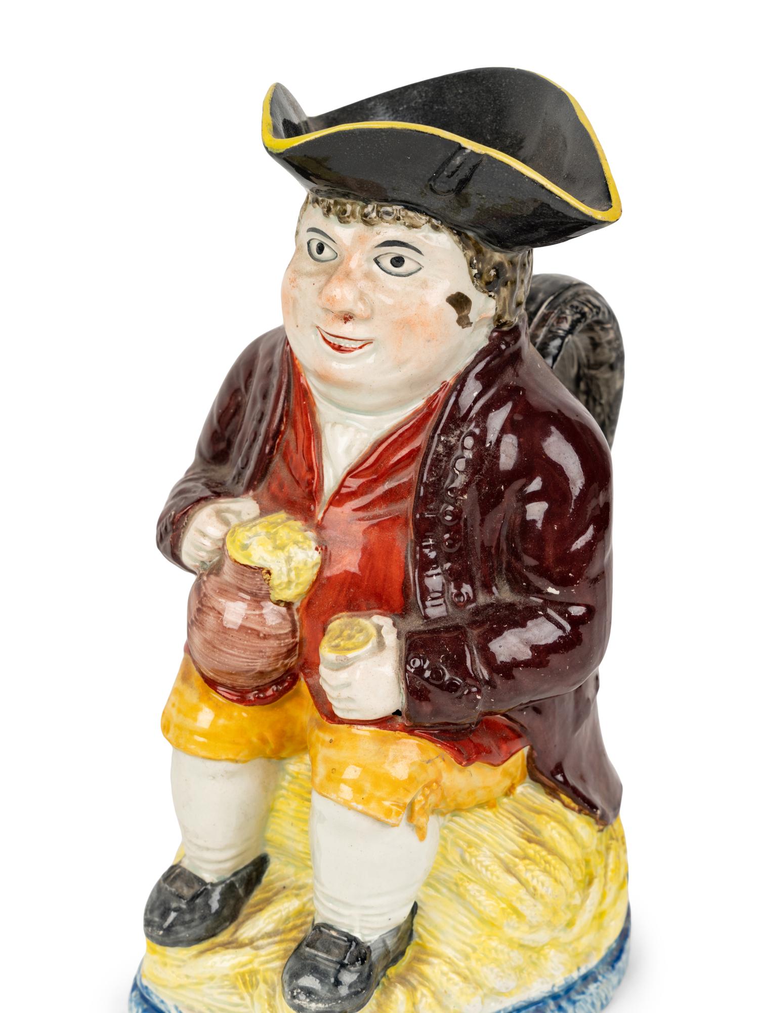 A "Scottish Farmer" Toby Jug and a "Lady Snuff Taker" Toby Jug