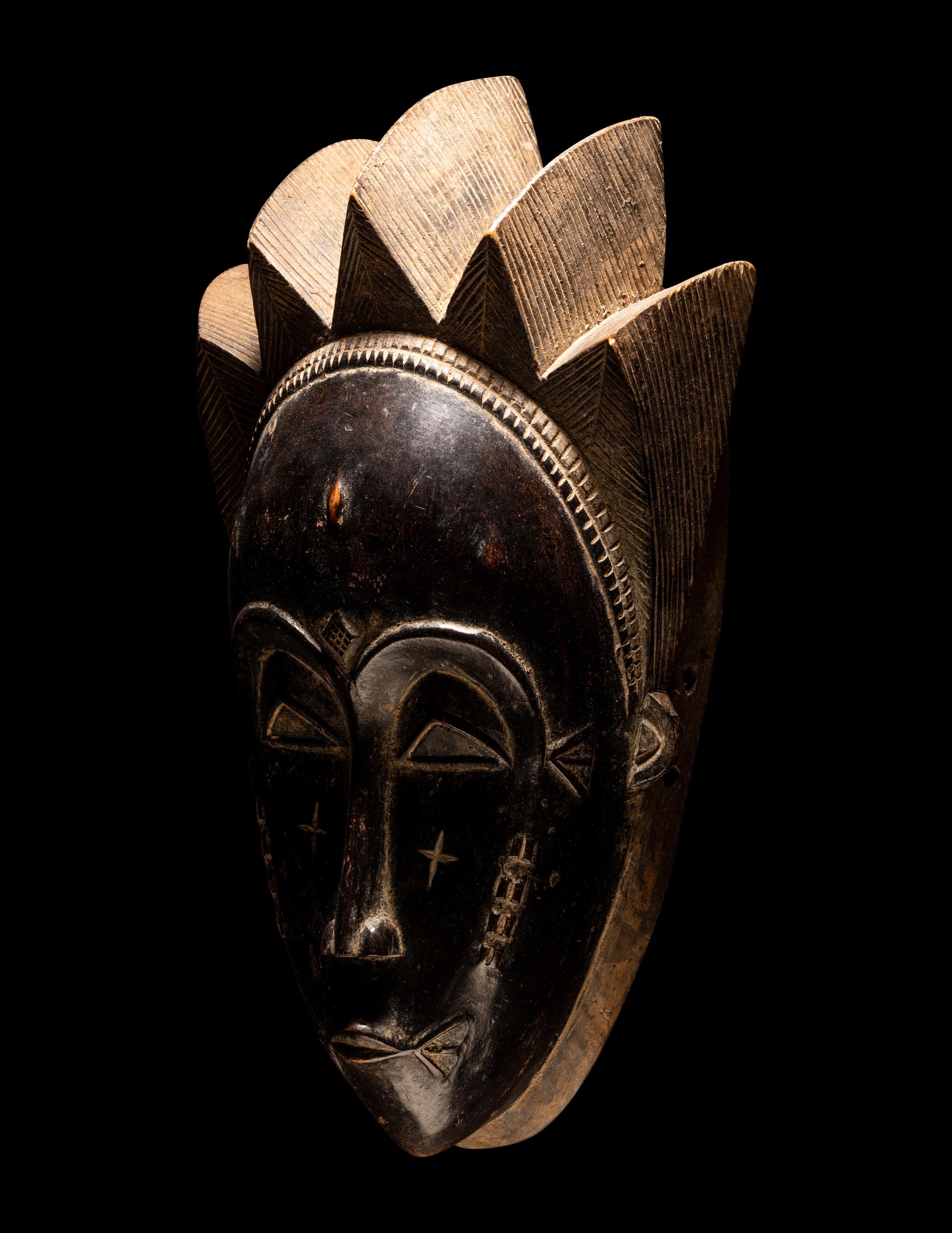A Baule Wood Mask