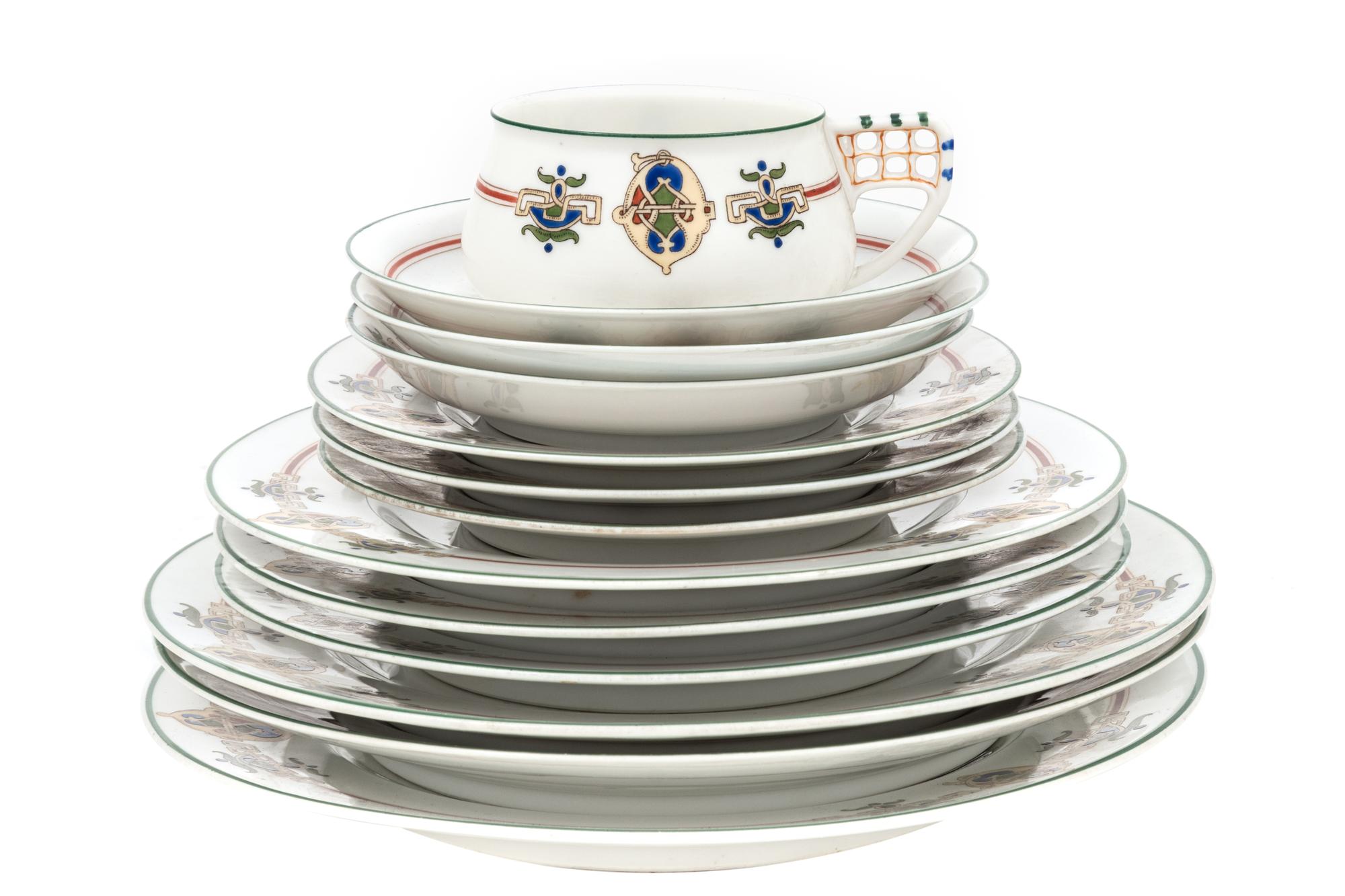A Russian Porcelain Dinner Service