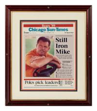 A Group of Four Newspaper and Magazine Clippings Formerly Displayed at Mike Ditka’s Restaurant