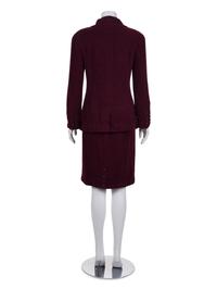 Chanel Chenille Two-Piece Double Breast Skirt Suit, Fall 1998
