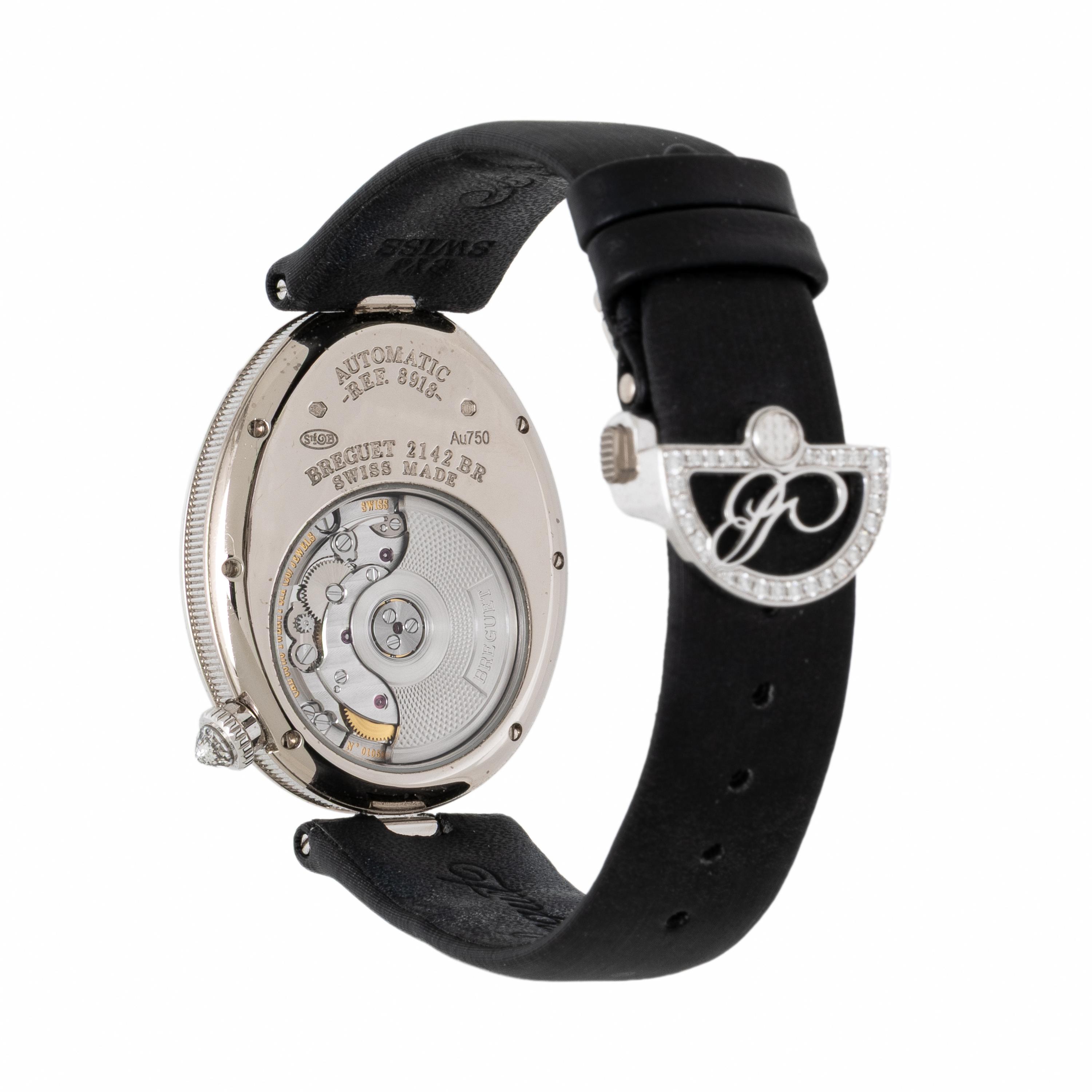 Breguet, Ref. 8918, 18K White Gold and Diamond 'Reine de Naples' Watch, with Box & Papers