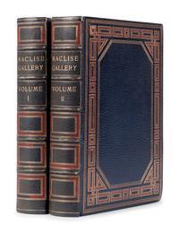 [BINDING]. MAGINN, William and William BATES, editors. -- MACLISE, Daniel, illustrator. A Gallery of Illustrious Literary Characters (1830-1838) . London: Chatto and Windus, 1874.