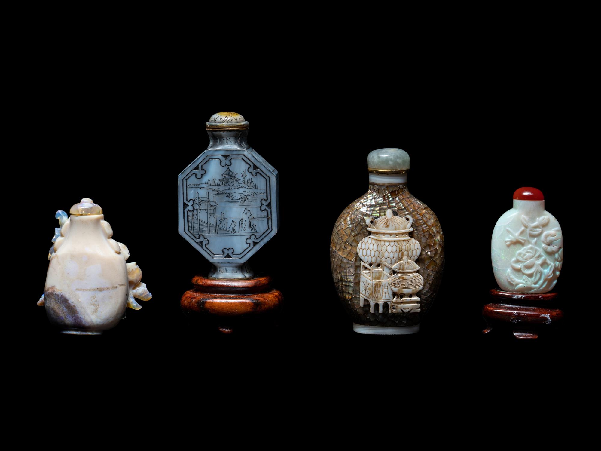 Four Chinese Snuff Bottles