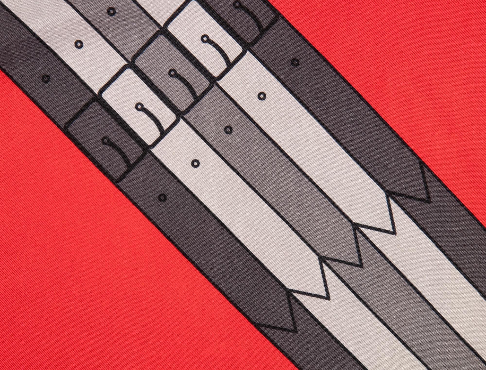 Four Designer Scarves; Including One Hermès, 1990-2010s