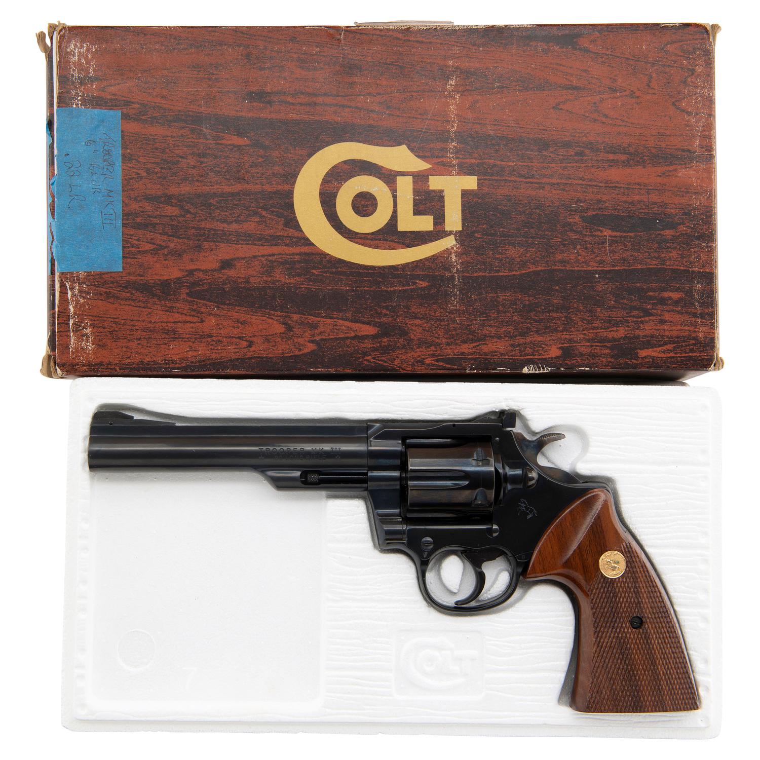 *Colt Trooper Mark III .22 in Box