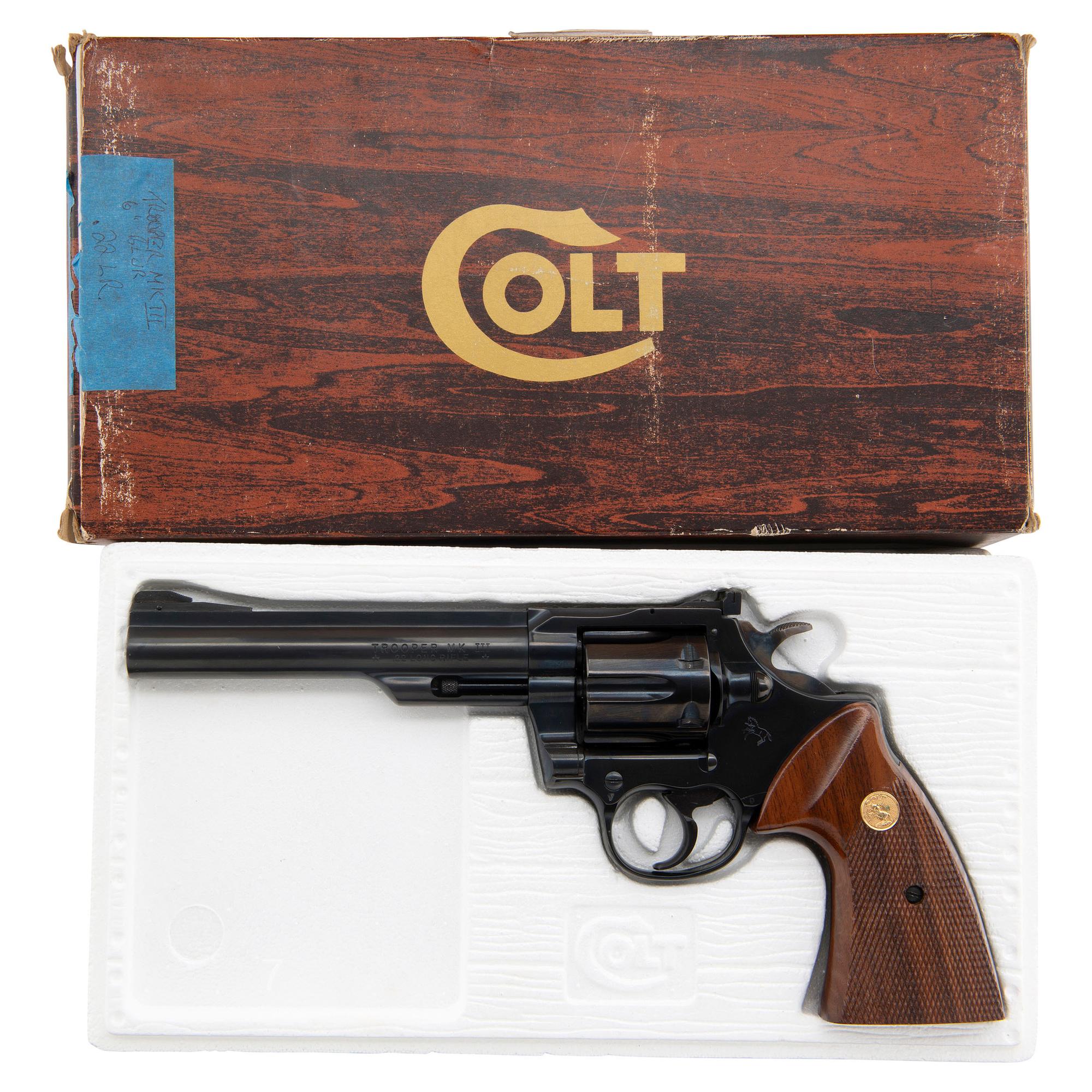 *Colt Trooper Mark III .22 in Box