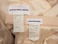 Mugler Fur-Trim Skirt Suit