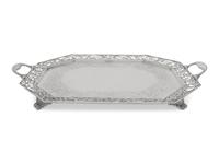 An Irish Silver Serving Tray