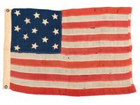 [FLAGS]. 13-star American flag. Ca late 19th-early 20th century.