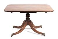 A Regency Mahogany Tilt-Top Breakfast Table — 19TH CENTURY