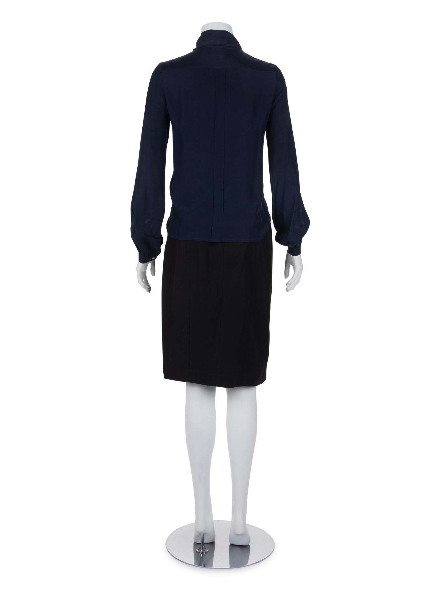 Two Chanel Pieces: One Top and One Skirt
