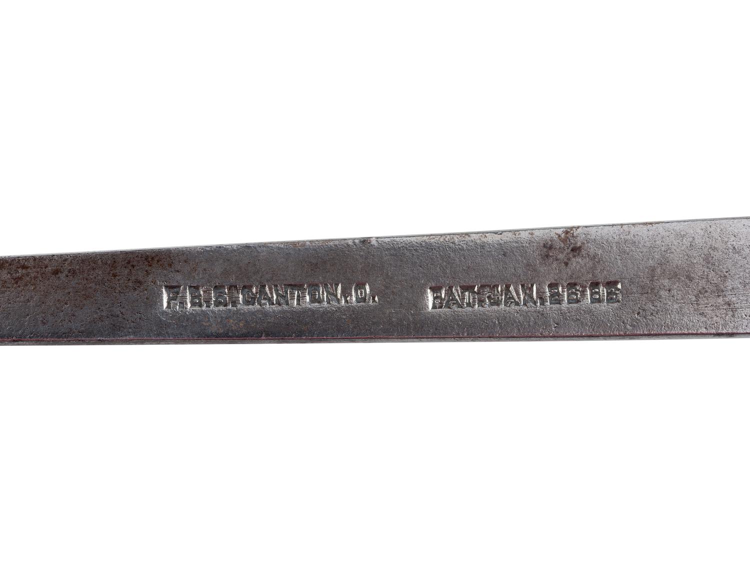 Seven American Brass and Wrought Iron Cooking Utensils