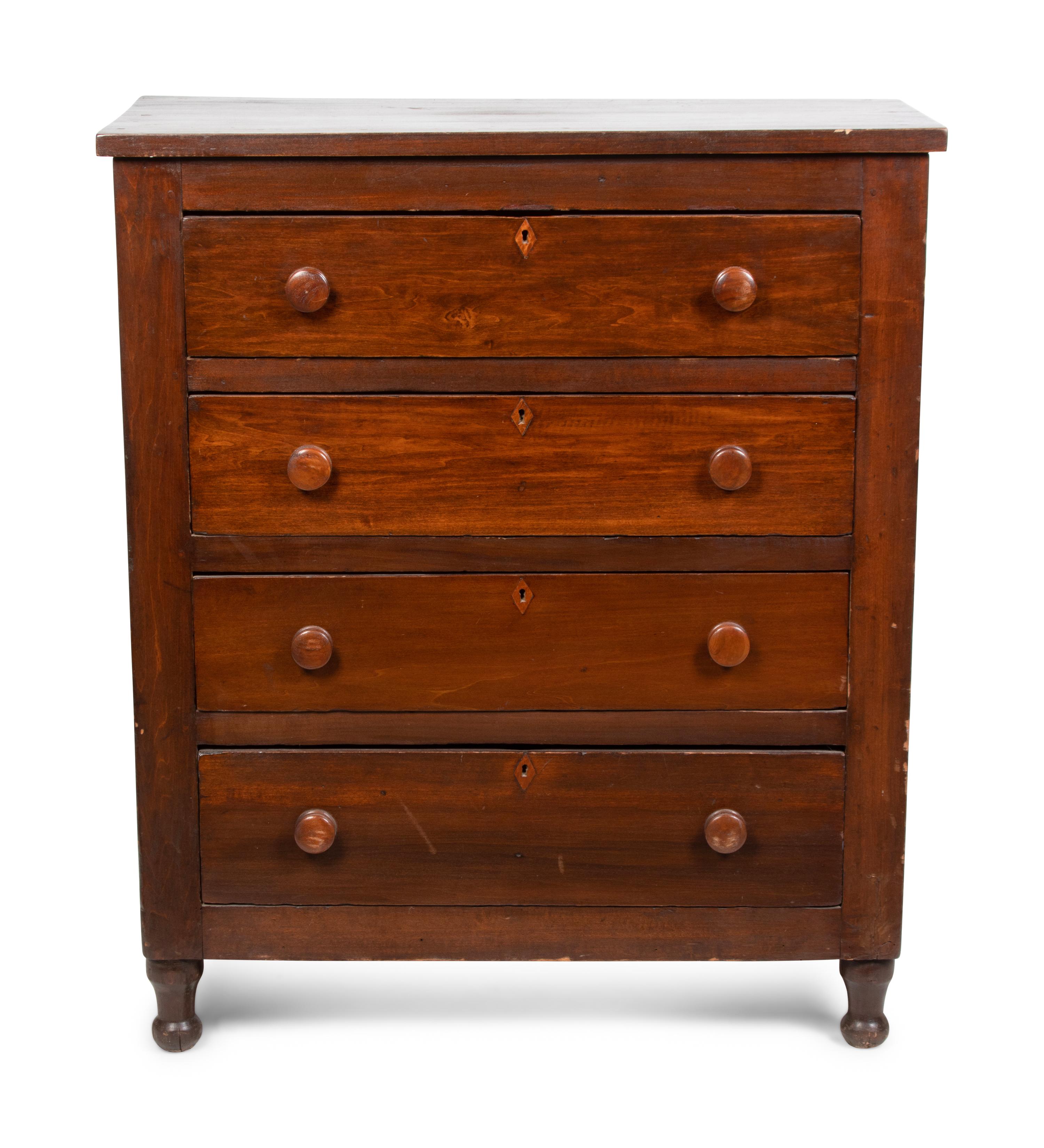 A Victorian Mahogany Chest of Drawers