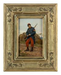 Soldier (Peeling an Apple) , 1886