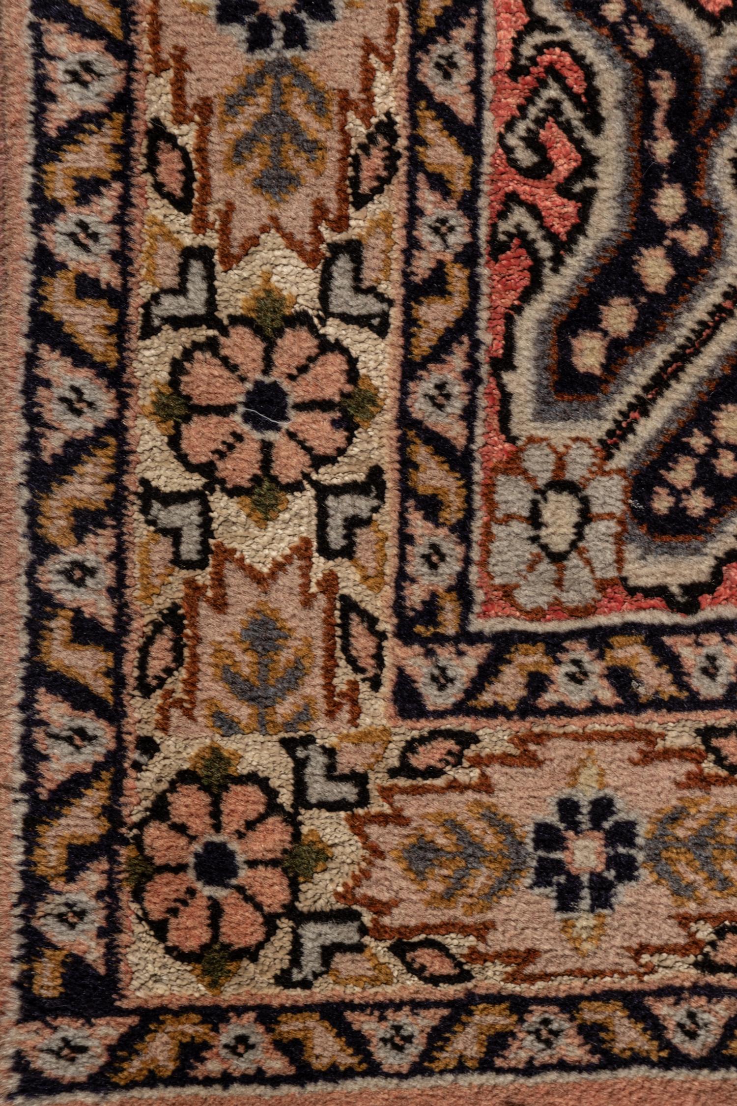 A Tabriz Wool and Silk Runner