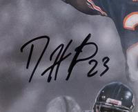 A Devin Hester Chicago Bears Custom Framed Signed Autograph Lithograph