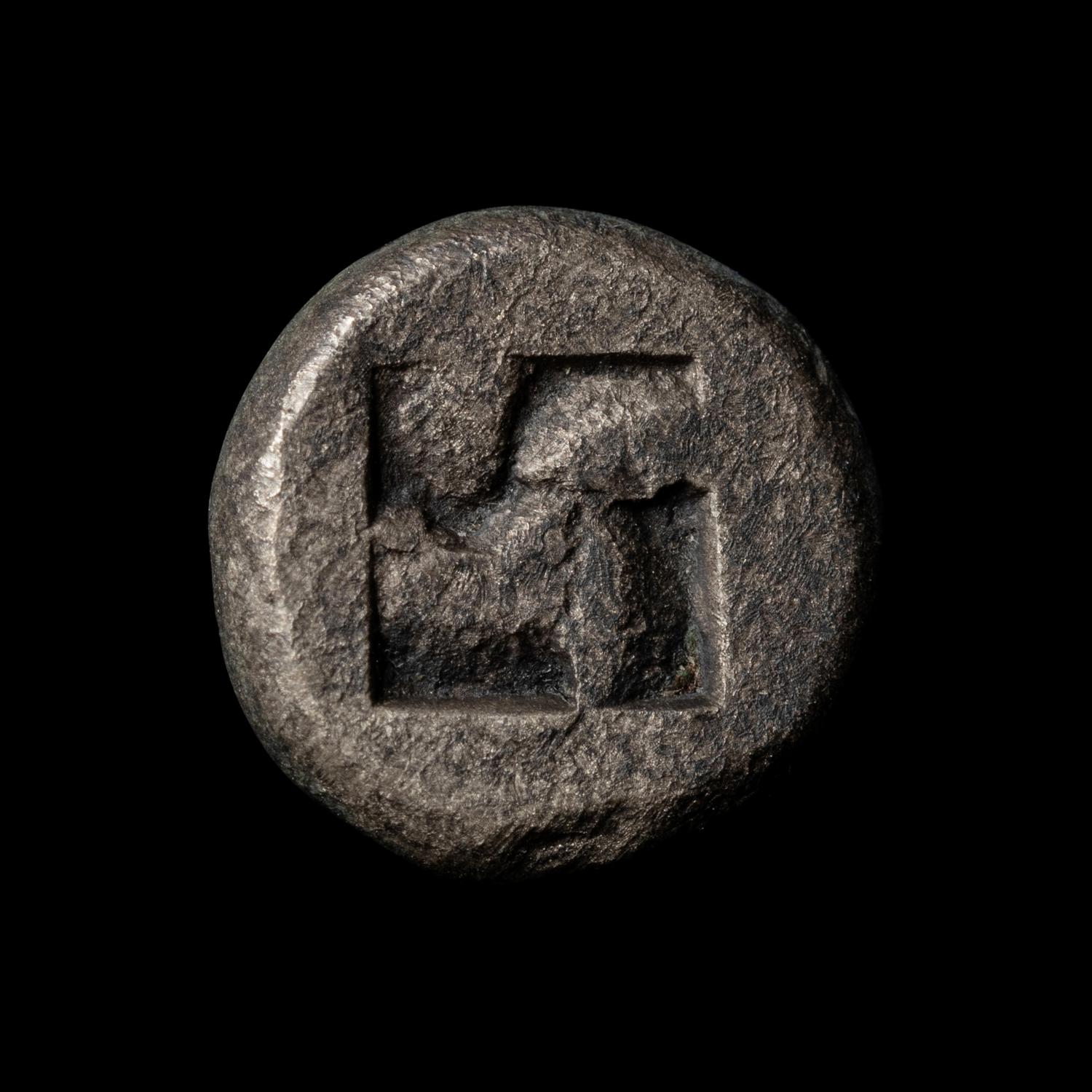 [ANCIENTS] LESBOS. Time of Ionian Revolt (c. 499-494 BC). Ar 1/8 Stater. (1.4 g, 10mm).