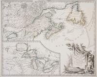 (MAP) ROBERT DE VAUGONDY, DIDIER. Partie de l'Amerique Septent. Paris, 1755