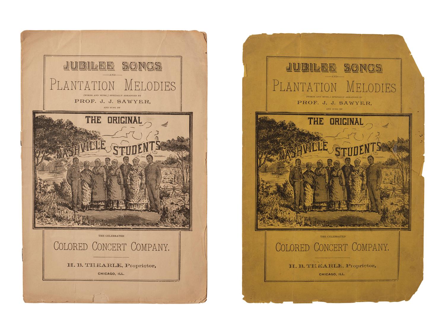 [MUSIC]. 4 publications, incl. The Lover's Forget-Me-Not, and Songs of Beauty...with all the Late Negro Melodie s (1845) and Jubilee Songs and Plantation Melodies (1884).