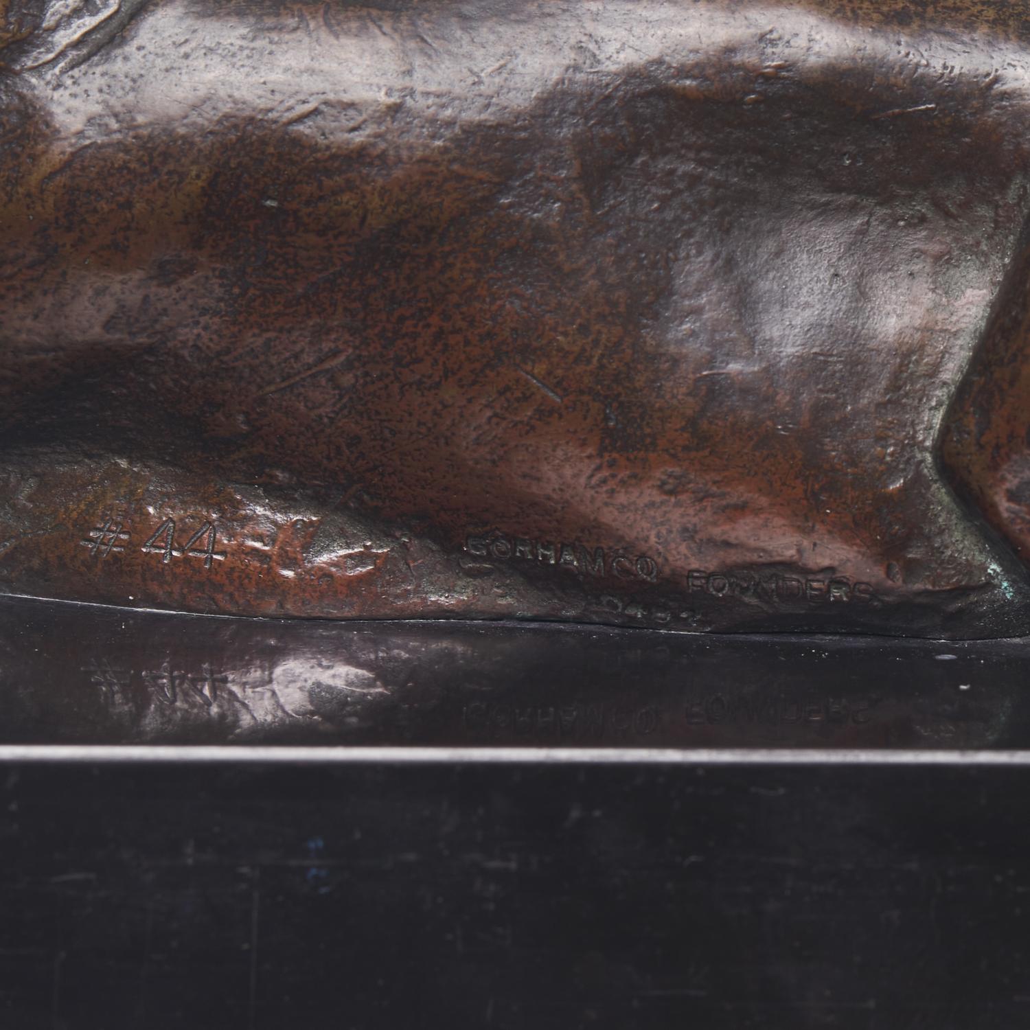 Yawning Tiger, c. 1917