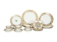 A Cartier Maison du Prince Porcelain Dinner Service