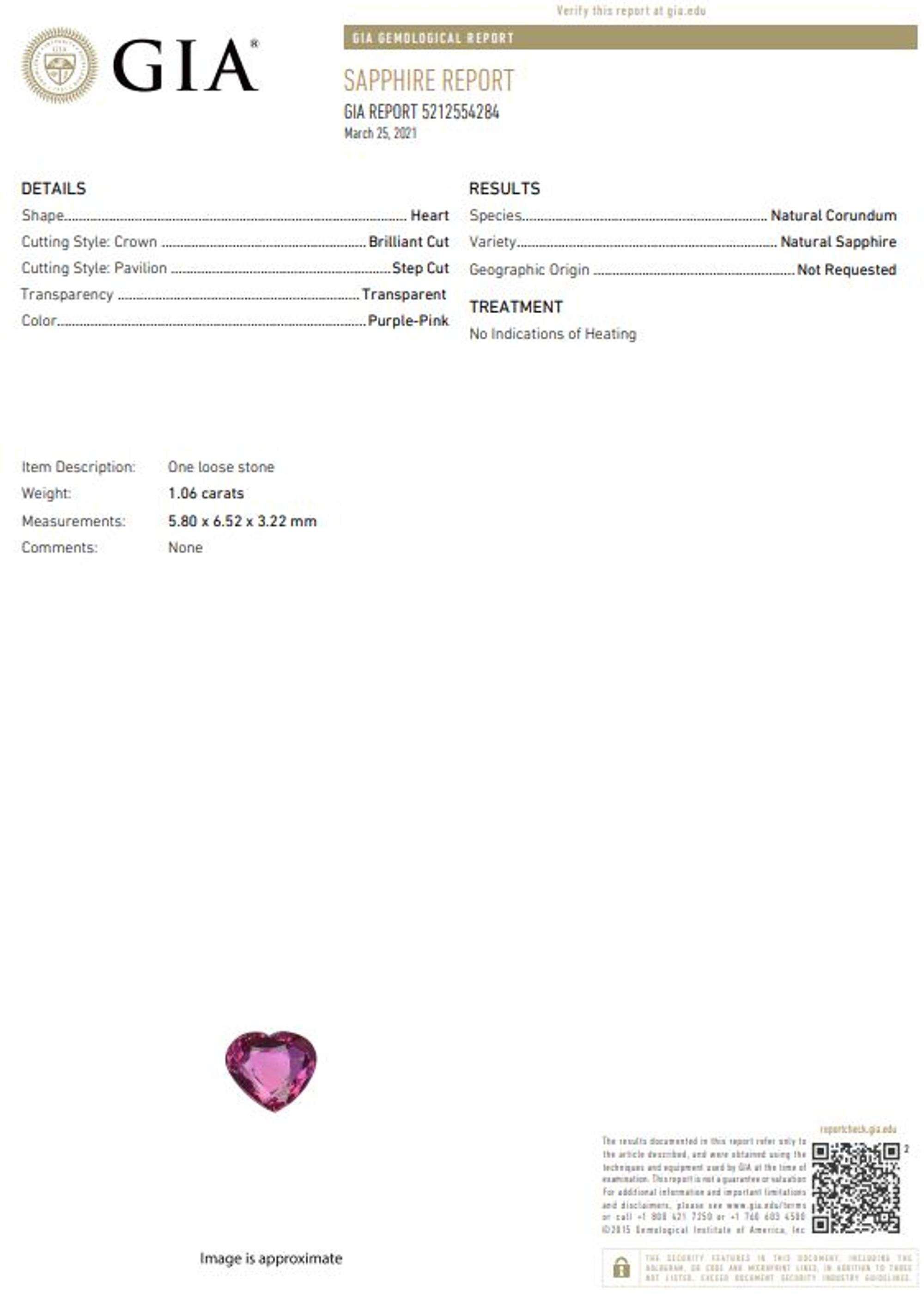 PURPLE-PINK SAPPHIRE AND DIAMOND RING