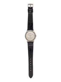 PATEK PHILIPPE, REF. 3445G 18K WHITE GOLD WATCH WITH EXTRACT FROM THE ARCHIVES