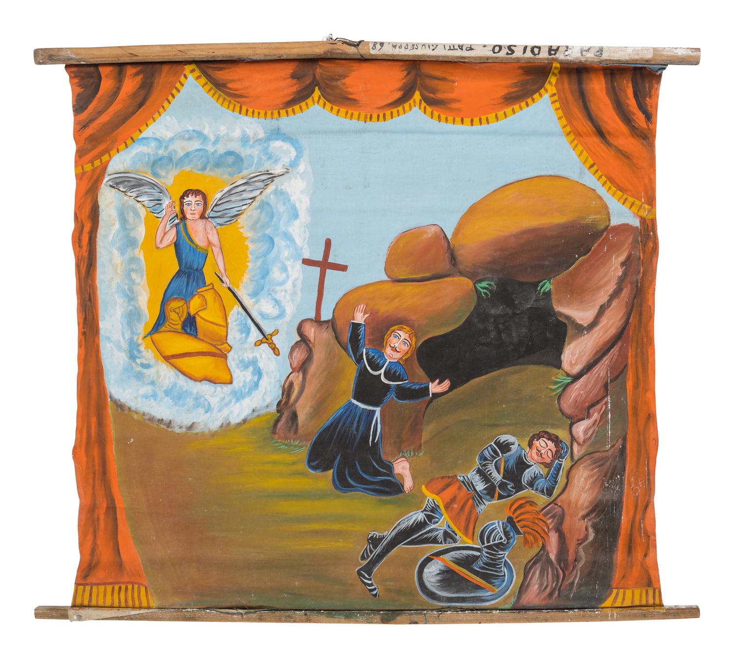 Paradiso and Untitled ( Vision of an Angel With Golden Armor) (a double-sided work)