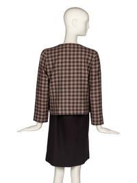 Pierre Cardin Haute Couture Tartan Jacket and Dress
