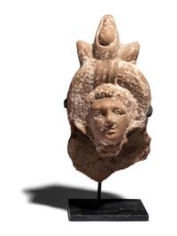 An Egyptian Terracotta Head of Aphrodite-Isis