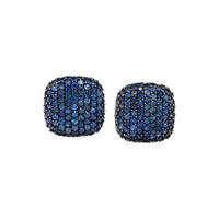 SAPPHIRE AND WHITE GOLD EARRINGS
