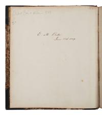 [MILITARIA - CIVIL WAR]. West Point album featuring 34 portraits of faculty, staff, and cadets, many of whom would serve in the Civil War, 1859.