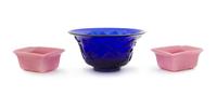 Three Peking Glass Articles — LATE 19TH/EARLY 20TH CENTURY