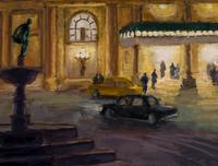 Nighttime at the Plaza