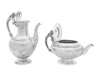 An Exceptional Four-Piece English Silver Coffee Service