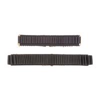 Two Blue Woven Mills Belts: A Single Row Krag New York National Guard and A Double Row Krag with C Closure